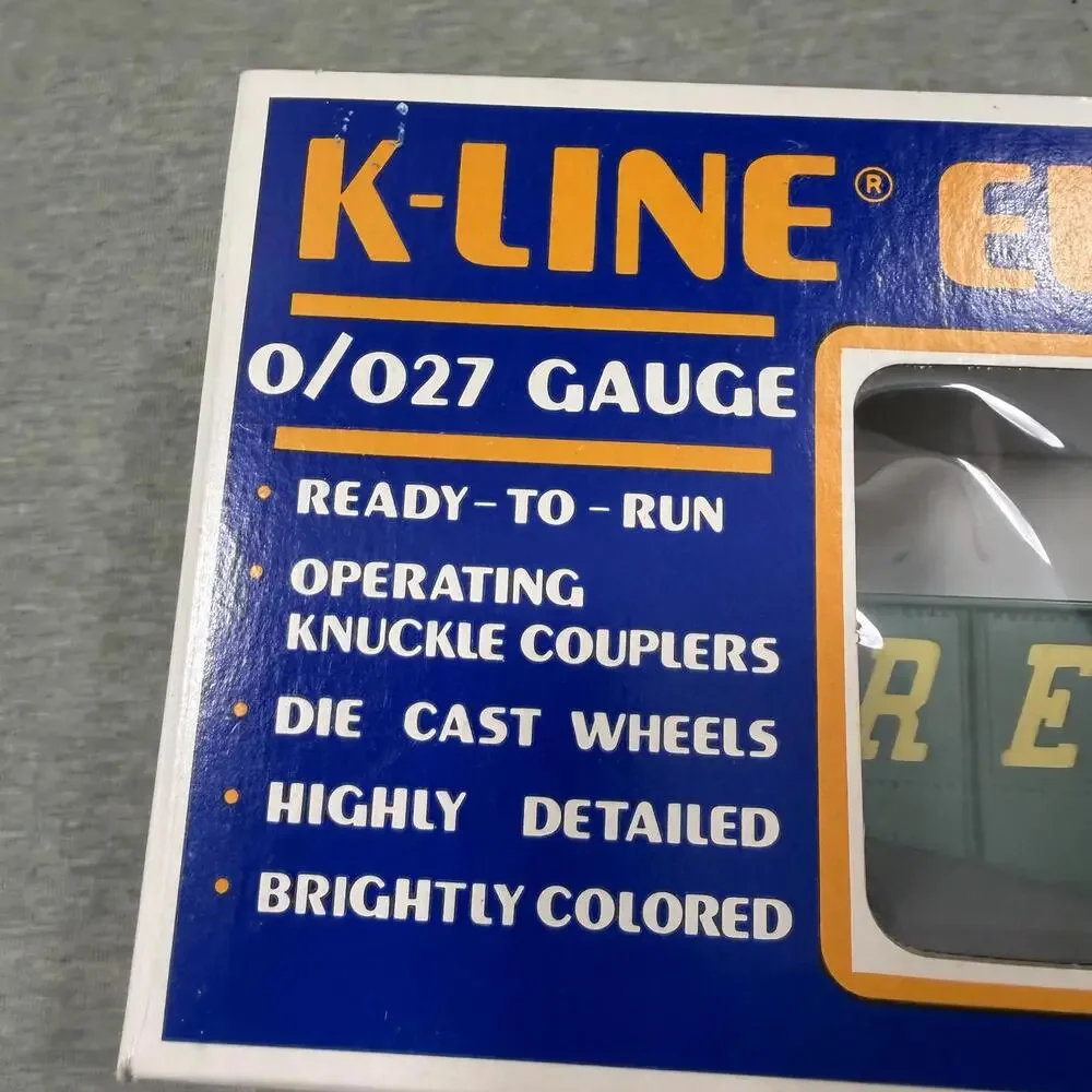 Vintage K-Line Reading RDG 6515 Gondola Train Car O Gauge Model New In‎ Box